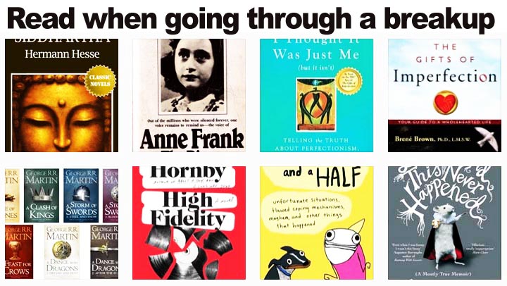 10 books to Read when Going through a Breakup